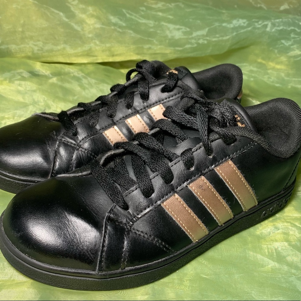 Adidas Baseline K Black/Copper Sneakers - Picture 5 of 7